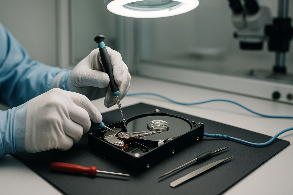 Odzyskiwanie danych z dysku twardego – dlaczego domowe metody mogą zaszkodzić?